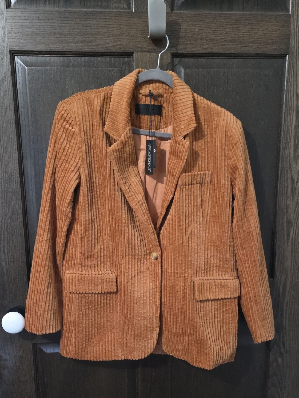 NWT BlankNYC Wide Wale Corduroy Oversized Blazer Size Small